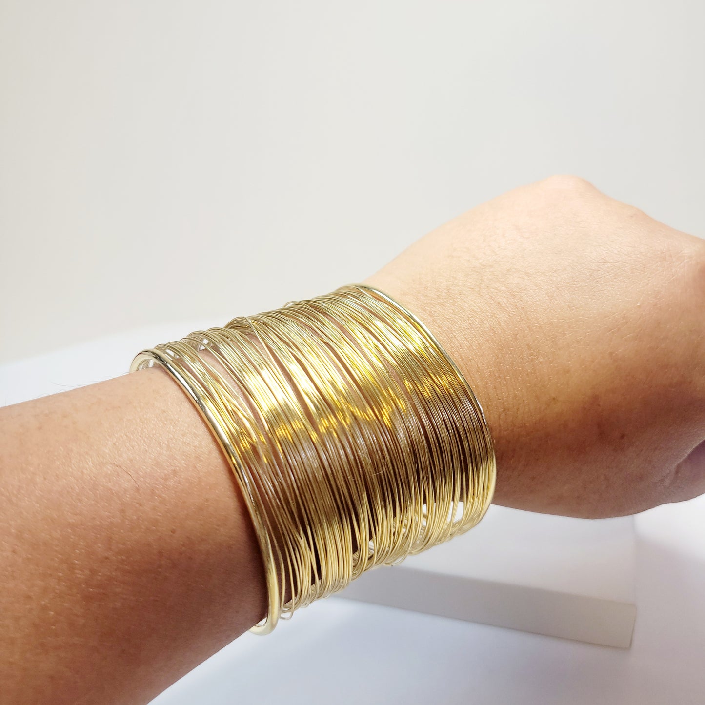 Simple Style Gold-toned Cuff