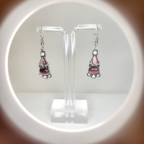 Purple Dream Drop Earrings.