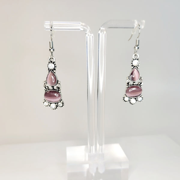 Purple Dream Drop Earrings.