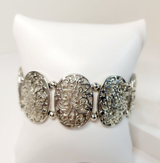 Filigree Silver Bracelet.