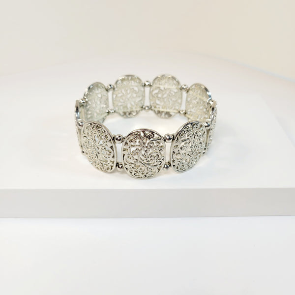 Filigree Silver Bracelet.