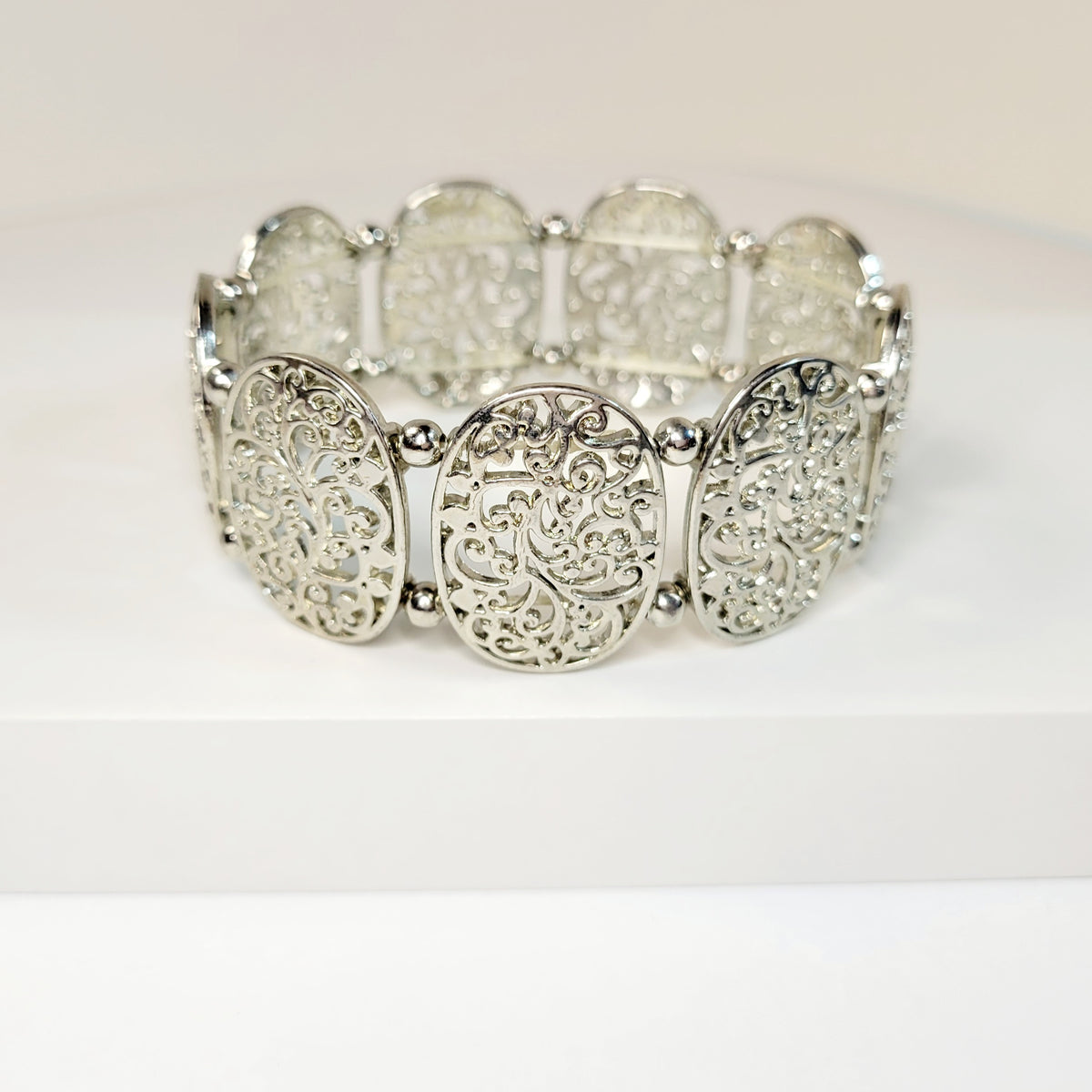 Filigree Silver Bracelet.