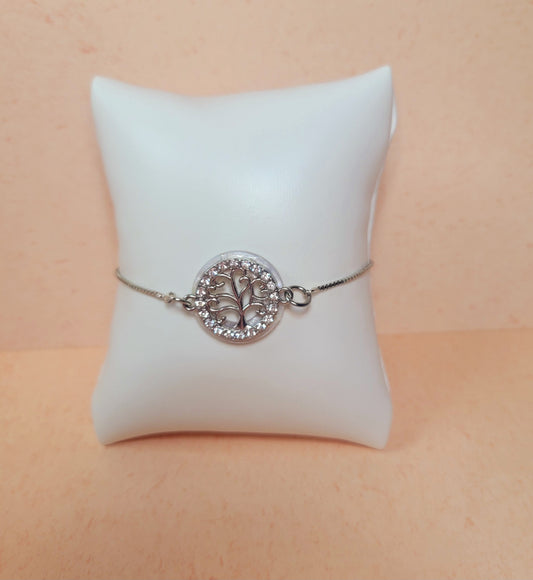 Mother-of-Pearl Tree of Life Bracelet.