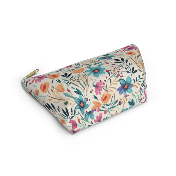 Blooming Accessory Pouch w T-bottom