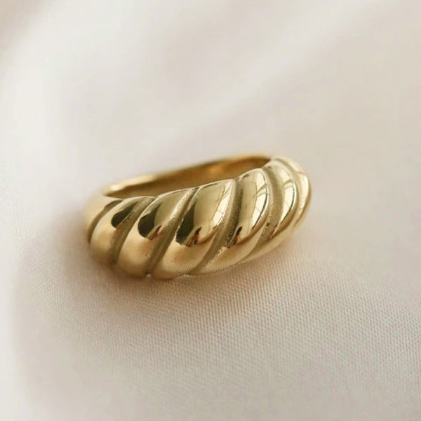 Gold Twisted Ring