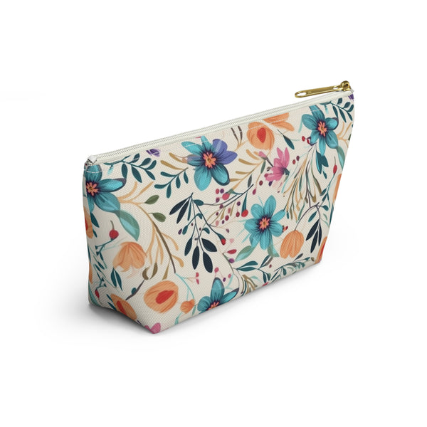 Blooming Accessory Pouch w T-bottom