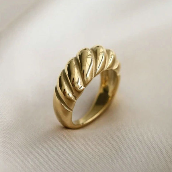 Gold Twisted Ring