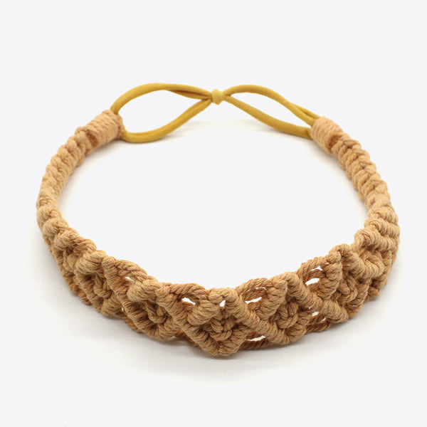 Assorted 2-Pack Macrame Flexible Headband