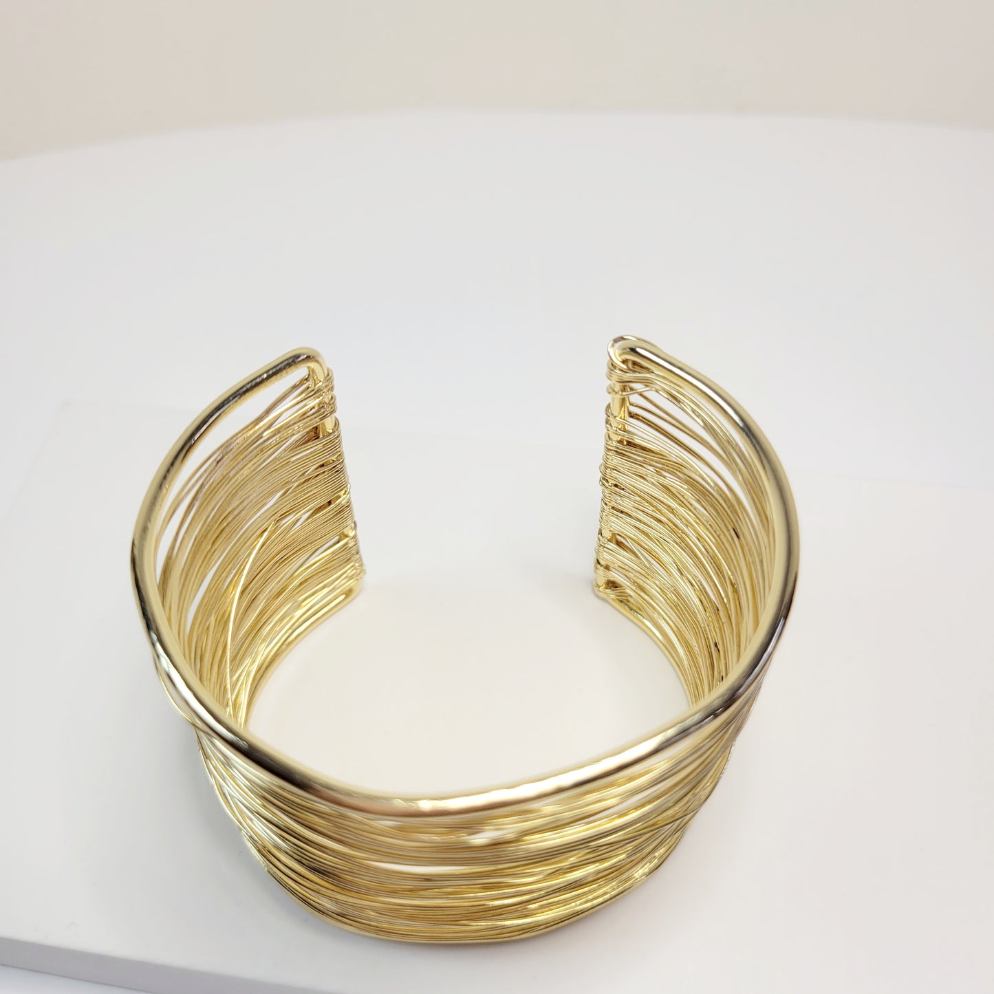 Simple Style Gold-toned Cuff