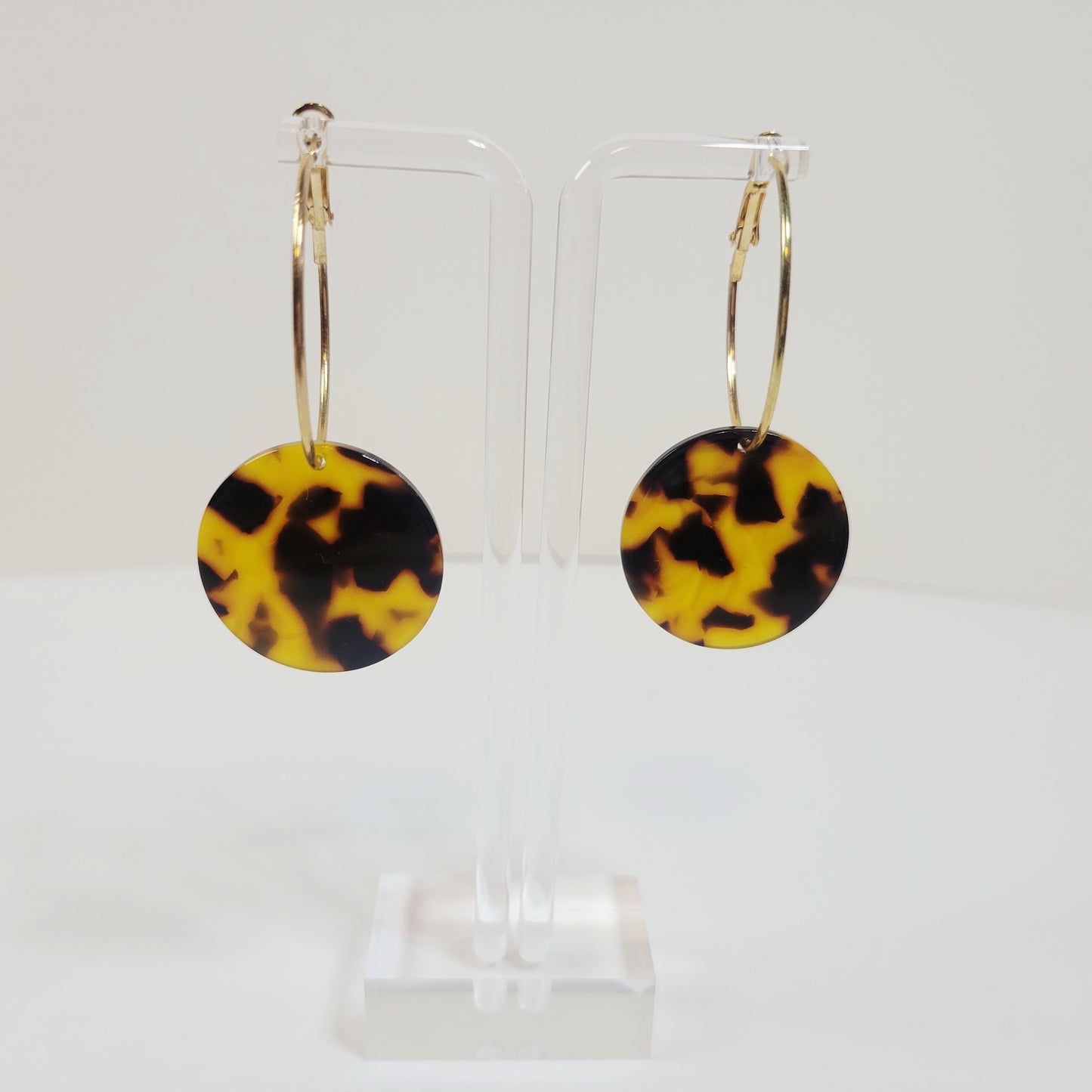 Carey Patterned Hoop Earrings
