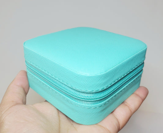 Jewelry Travel Case. Pink and Turquoise Options.