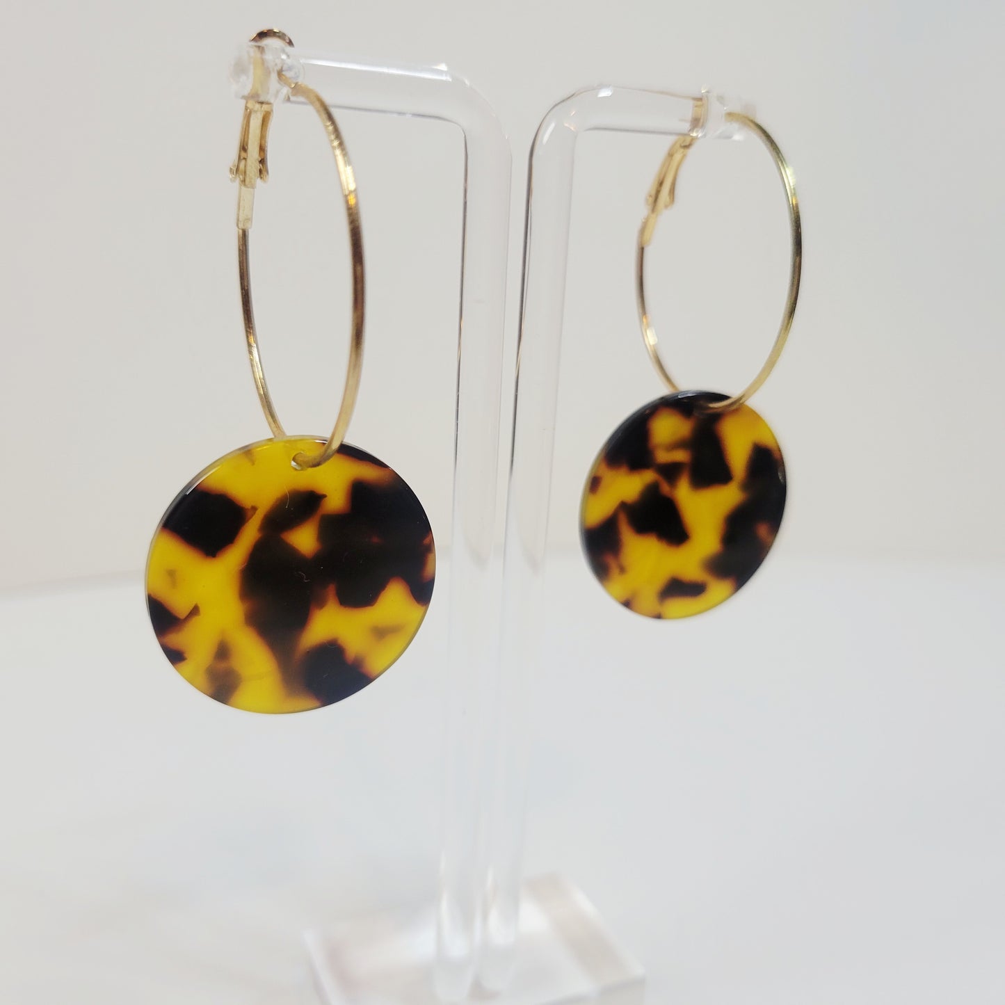 Carey Patterned Hoop Earrings