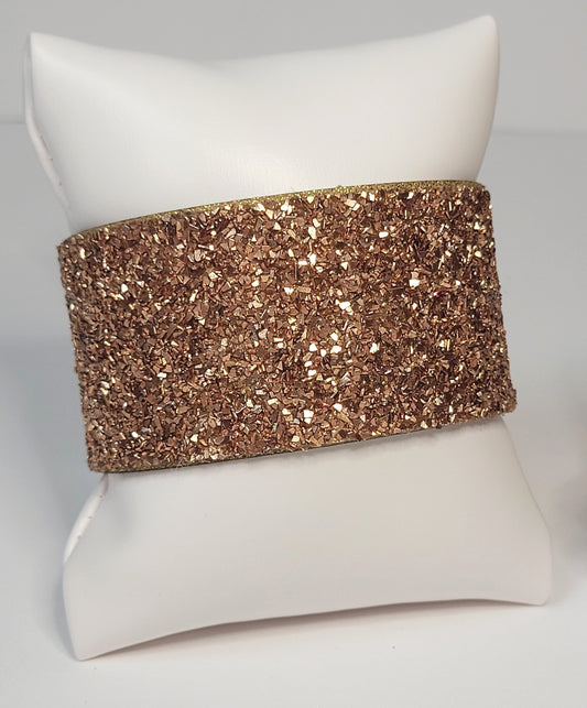 Golden Glitter Bracelet/Cuff