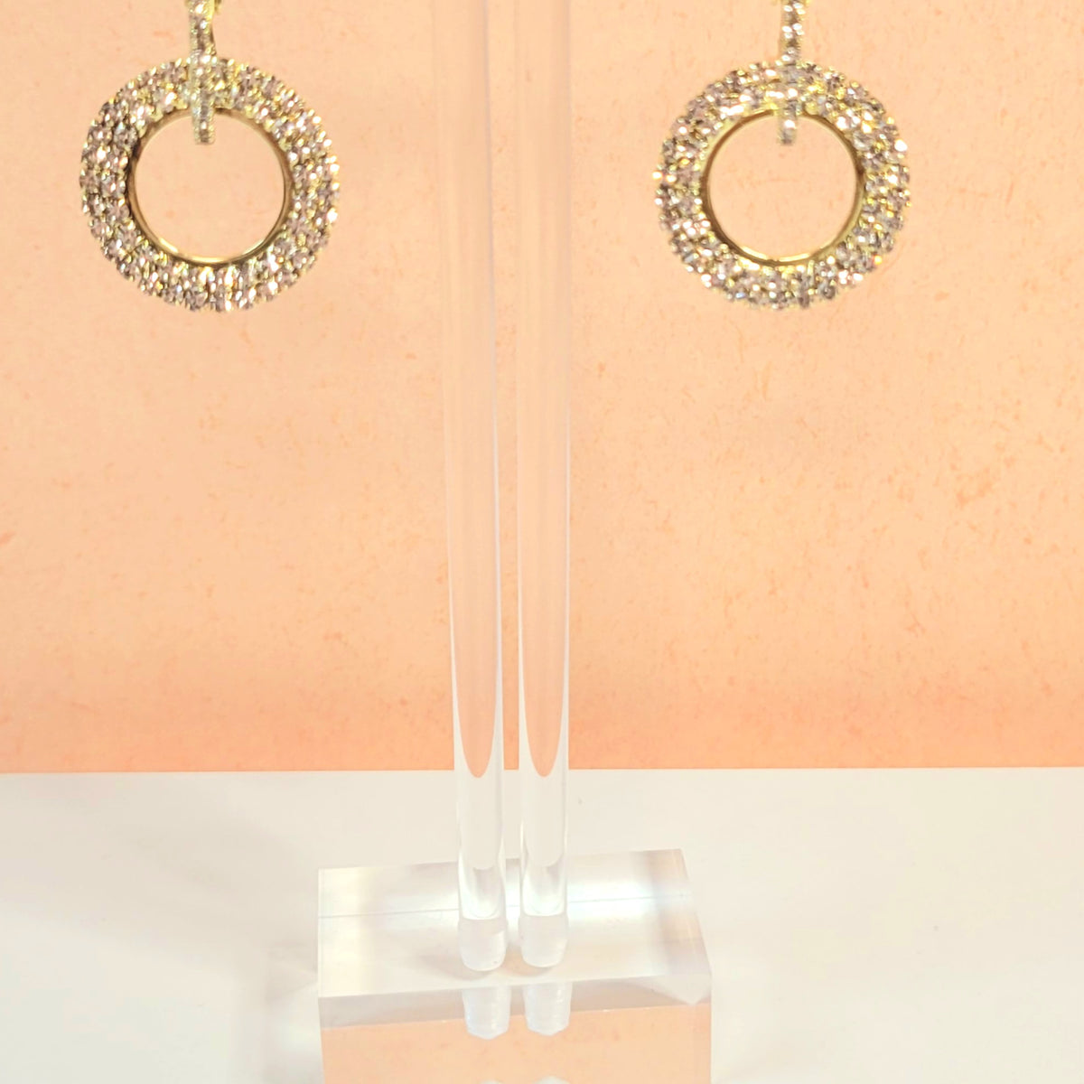 Sparkle Around Drop Earrings.