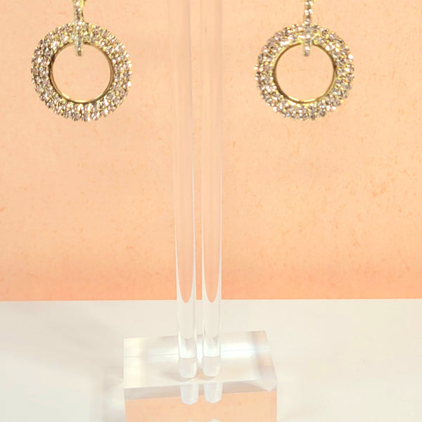 Sparkle Around Drop Earrings.