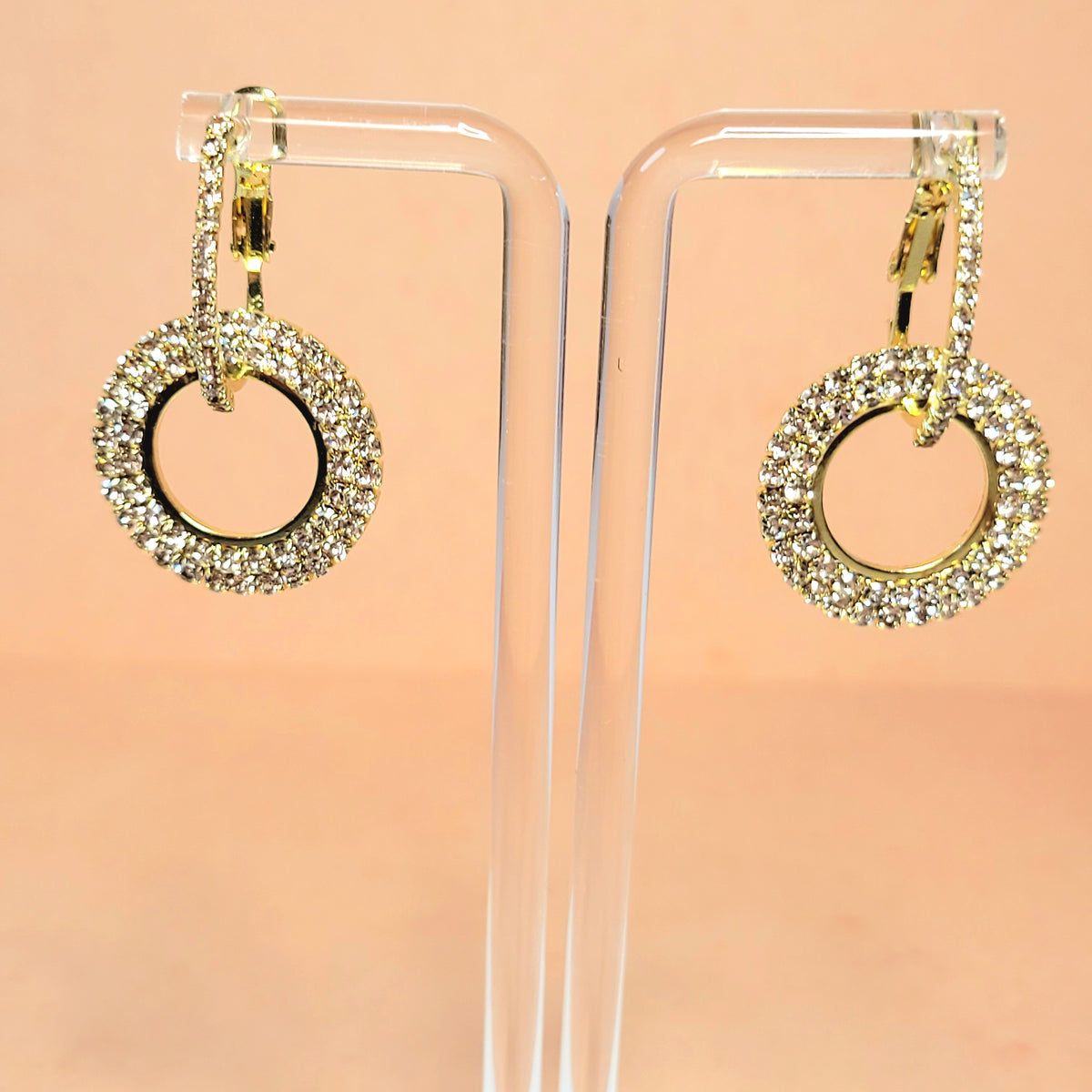 Sparkle Around Drop Earrings.