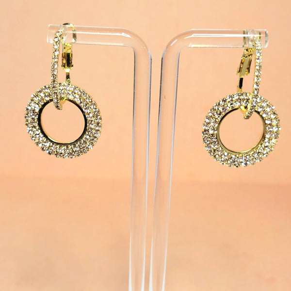 Sparkle Around Drop Earrings.