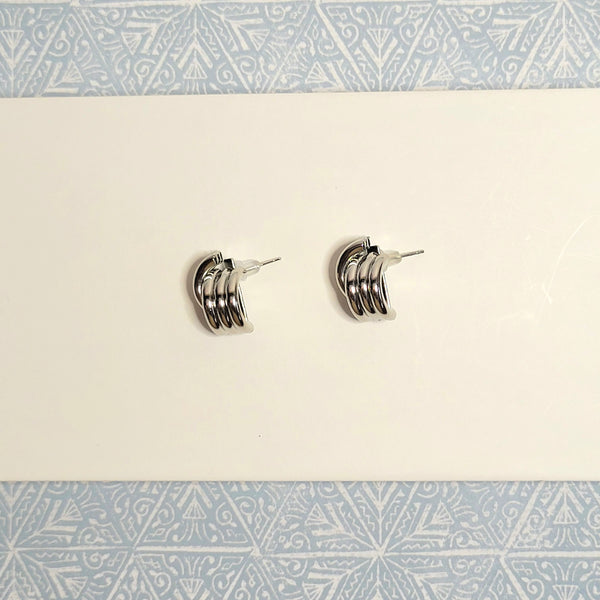 Silver or Gold Knot Earrings