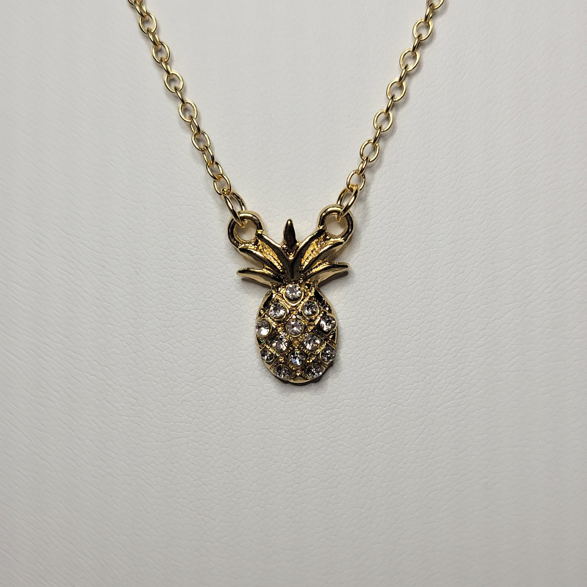 Pineapple Mini Pendant Necklace