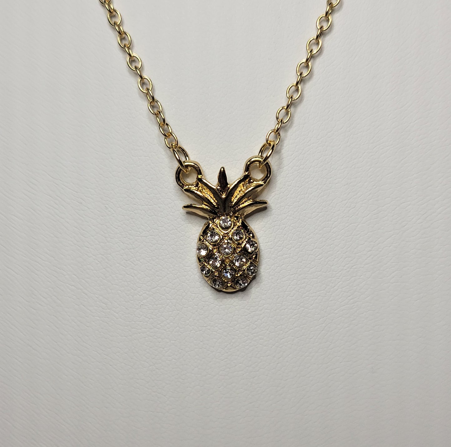 Pineapple Mini Pendant Necklace