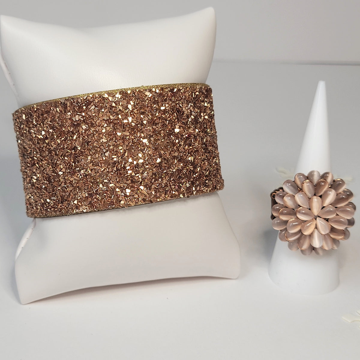 Golden Glitter Bracelet/Cuff